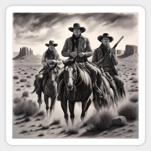 The searchers inspired art Sticker by IOANNISSKEVAS